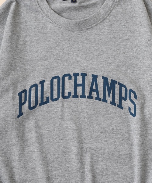POLOCHAMPS(ポロチャンプス)の「POLOCHAMPS プリントTシャツ 半袖(Tシャツ/カットソー・メンズ・ホワイト系その他/ブラック/チャコール/ネイビー/杢グレー/オフホワイト・XL/L/M)」の19枚目の写真