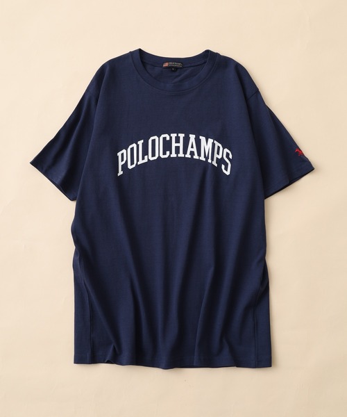 POLOCHAMPS(ポロチャンプス)の「POLOCHAMPS プリントTシャツ 半袖(Tシャツ/カットソー・メンズ・ホワイト系その他/ブラック/チャコール/ネイビー/杢グレー/オフホワイト・XL/L/M)」の16枚目の写真