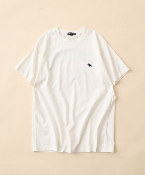 POLOCHAMPS(ポロチャンプス)の「POLOCHAMPS プリントTシャツ 半袖(Tシャツ/カットソー・メンズ・ホワイト系その他/ブラック/チャコール/ネイビー/杢グレー/オフホワイト・XL/L/M)」の11枚目の写真