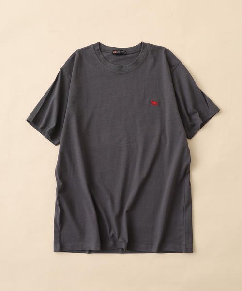 POLOCHAMPS(ポロチャンプス)の「POLOCHAMPS プリントTシャツ 半袖(Tシャツ/カットソー・メンズ・ホワイト系その他/ブラック/チャコール/ネイビー/杢グレー/オフホワイト・XL/L/M)」の9枚目の写真