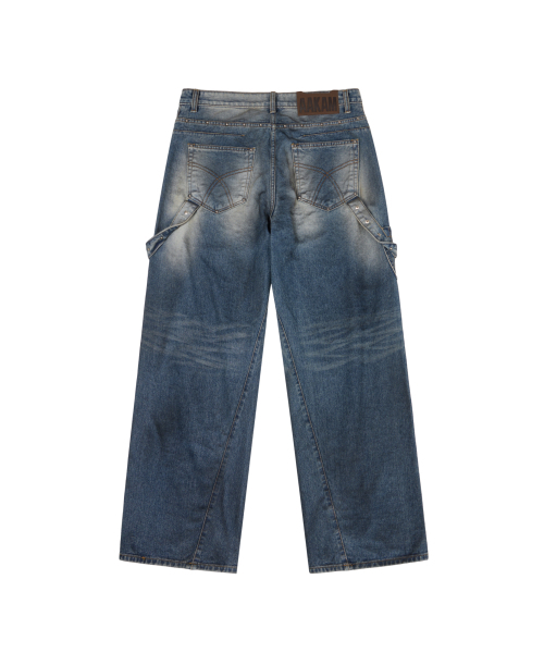 AAKAM(アーカム)の「Hammer Studded Denim Pants (Blue)(デニムパンツ・レディース・その他・2/1)」の3枚目の写真
