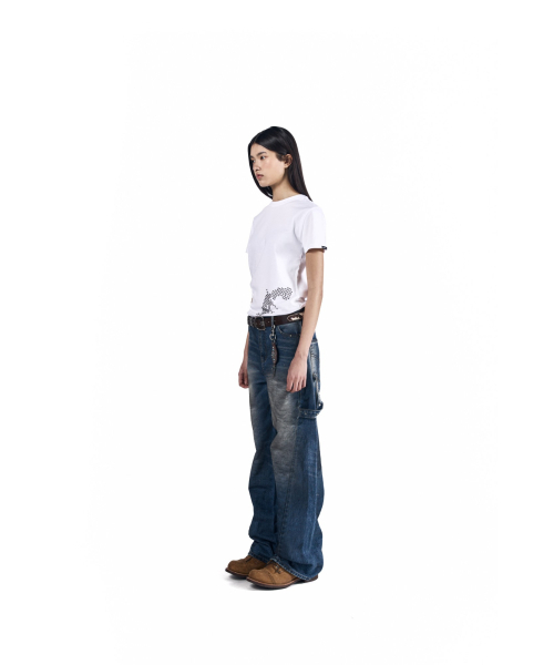AAKAM(アーカム)の「Hammer Studded Denim Pants (Blue)(デニムパンツ・レディース・その他・2/1)」の8枚目の写真