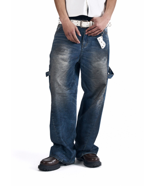 AAKAM(アーカム)の「Hammer Studded Denim Pants (Blue)(デニムパンツ・レディース・その他・2/1)」の11枚目の写真