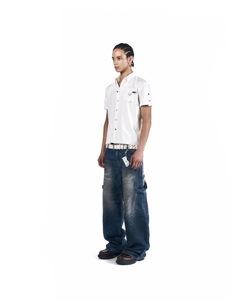 AAKAM(アーカム)の「Hammer Studded Denim Pants (Blue)(デニムパンツ・レディース・その他・2/1)」の14枚目の写真