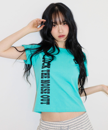アンロックセミクロップTシャツ[ミント]