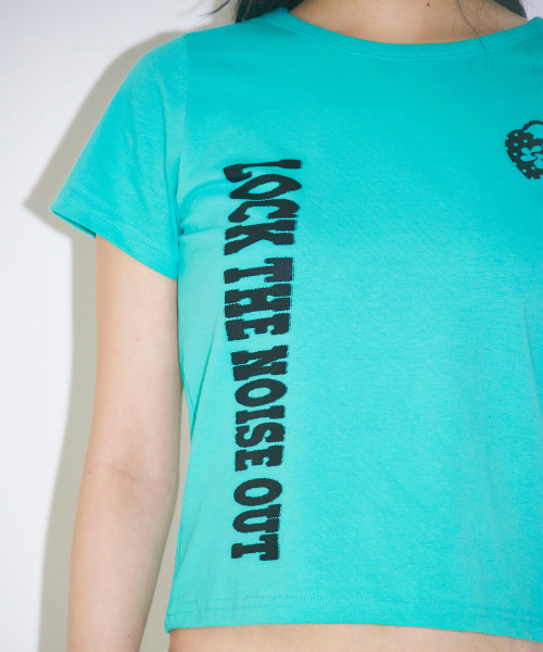 SLEEKGLOW（スリック グロウ）の「アンロックセミクロップTシャツ[ミント]（Tシャツ/カットソー・レディース・その他・FREE）」の7枚目の写真