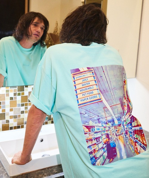 THE MILES(ザ マイルズ)の「ellipsis Market-Tee(Tシャツ/カットソー・メンズ・ミント・SMALL)」の5枚目の写真