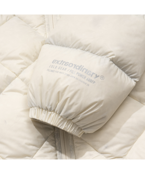 EXTRAORDINARY(エクストラオーディナリー)の「SEE THROUGH DOWN JUMPER IVORY(ダウンジャケット/コート・メンズ・その他・X-LARGE)」の9枚目の写真