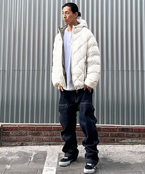 EXTRAORDINARY(エクストラオーディナリー)の「SEE THROUGH DOWN JUMPER IVORY(ダウンジャケット/コート・メンズ・その他・X-LARGE)」の5枚目の写真
