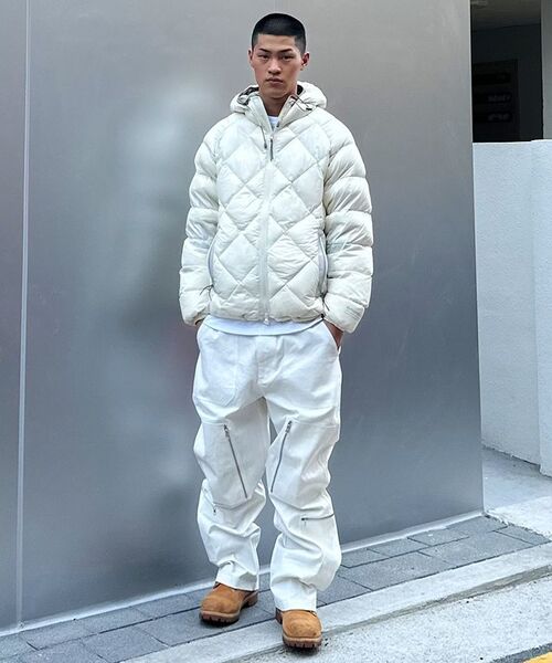 EXTRAORDINARY(エクストラオーディナリー)の「SEE THROUGH DOWN JUMPER IVORY(ダウンジャケット/コート・メンズ・その他・X-LARGE)」の2枚目の写真