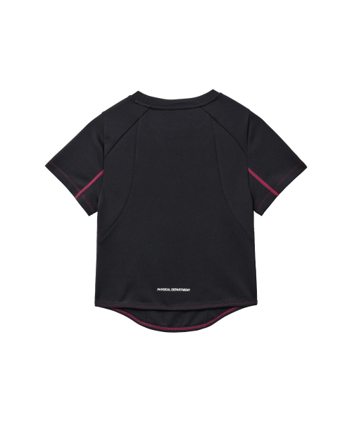PHYPS MOTORCYCLE(フィップスモーターサイクル)の「Womens Curve Line Crop Short Sleeve Red(Tシャツ/カットソー・レディース・その他・SMALL/MEDIUM)」の3枚目の写真
