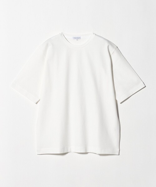 A DAY IN THE LIFE UNITED ARROWS(アデイインザライフユナイテッドアローズ)の「シルケット リップル リラックス カットソー<A DAY IN THE LIFE>(Tシャツ/カットソー・メンズ・その他1/ホワイト/ダークグレー・L/XL/M)」の2枚目の写真