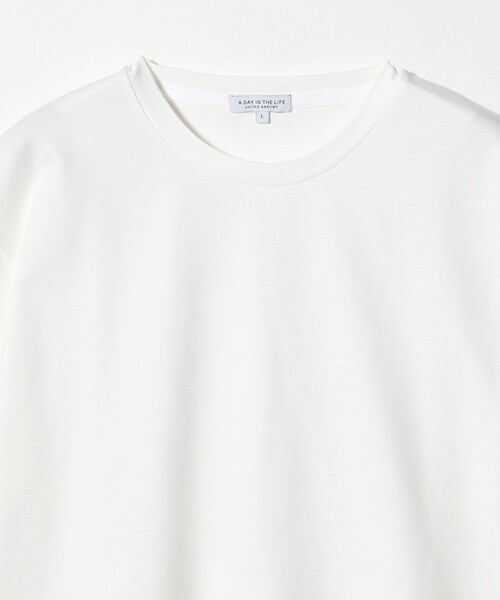 A DAY IN THE LIFE UNITED ARROWS(アデイインザライフユナイテッドアローズ)の「シルケット リップル リラックス カットソー<A DAY IN THE LIFE>(Tシャツ/カットソー・メンズ・その他1/ホワイト/ダークグレー・L/XL/M)」の8枚目の写真