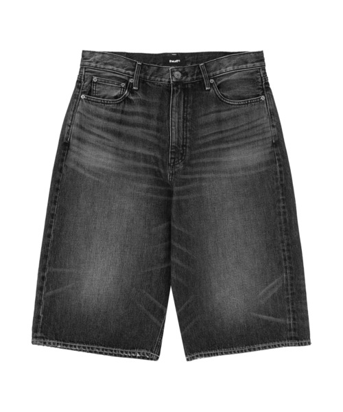 HUF（ハフ）の「EXPRESSION WASHED DENIM BAGGY SHORT（デニムパンツ・メンズ・ライトインディゴブルー/ブラック・28/30/32/34）」の22枚目の写真