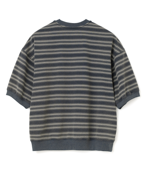 Millo Archive（ミロ アーカイブ）の「リップトリムストライプTシャツ[ネイビー]（Tシャツ/カットソー・メンズ・その他・MEDIUM/LARGE/X-LARGE）」の7枚目の写真