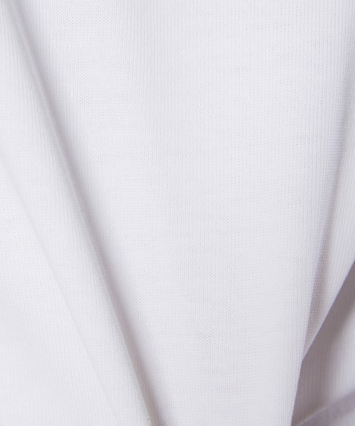 ESSENTIAL(エッセンシャル)の「ヘビーウェイト バッグリボンカットソー(Tシャツ/カットソー・レディース・オフホワイト/ブラック・FREE)」の13枚目の写真