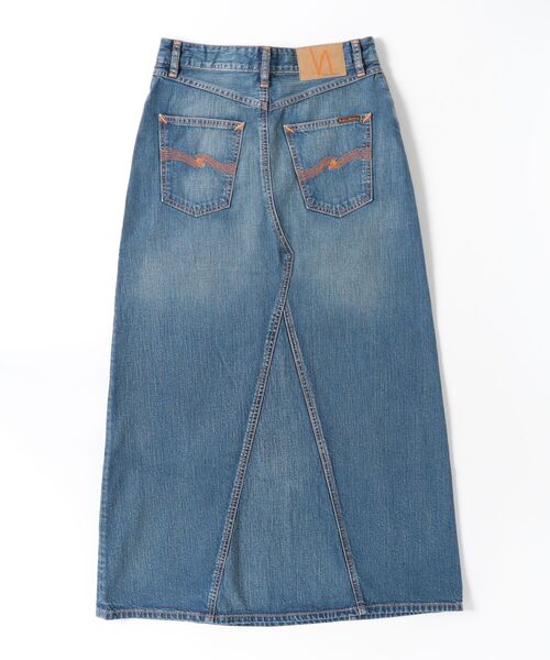 Nudie Jeans(ヌーディージーンズ)の「<Nudie Jeans>ヌーディージーンズ Tanja Skirt 140937 / マキシスカート / Painter Denim Mid blue /(デニムスカート・レディース・ダークインディゴブルー・XS/S)」の2枚目の写真