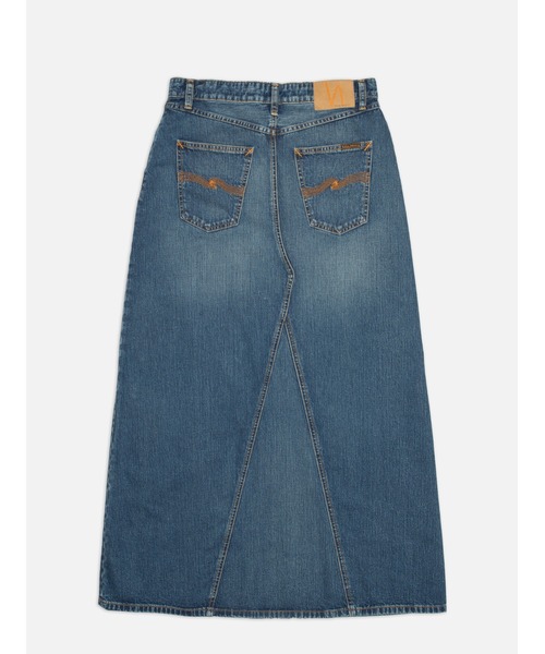 Nudie Jeans(ヌーディージーンズ)の「<Nudie Jeans>ヌーディージーンズ Tanja Skirt 140937 / マキシスカート / Painter Denim Mid blue /(デニムスカート・レディース・ダークインディゴブルー・XS/S)」の8枚目の写真