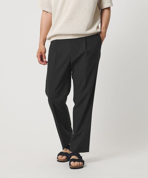 BEAUTY&YOUTH UNITED ARROWS（ビューティーアンドユースユナイテッドアローズ）の「クール トロ イージー スラックス NO.5 接触冷感 ストレッチ（スラックス・メンズ・ダークグレー/ブラック/ナチュラル・L/M/S/XL）」の2枚目の写真