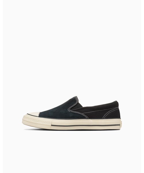 CONVERSE SKATEBOARDING(コンバーススケートボーディング)の「CS SLIP-ON II SK / CS スリップオン Ⅱ SK(スリッポン・メンズ・ブラック×ホワイト・10.5/9.5/9/8.5/8/7.5/7/6.5/5.5/5/4.5/4)」の2枚目の写真