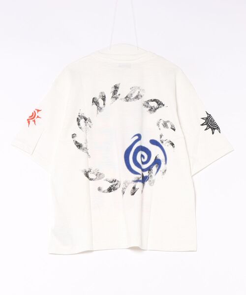 Desigual(デシグアル)の「フィギュア グラフィック スリーブ刺繍 Tシャツ【2026-2027年秋冬新作】(Tシャツ/カットソー・メンズ・ホワイト・S/M/L)」の7枚目の写真