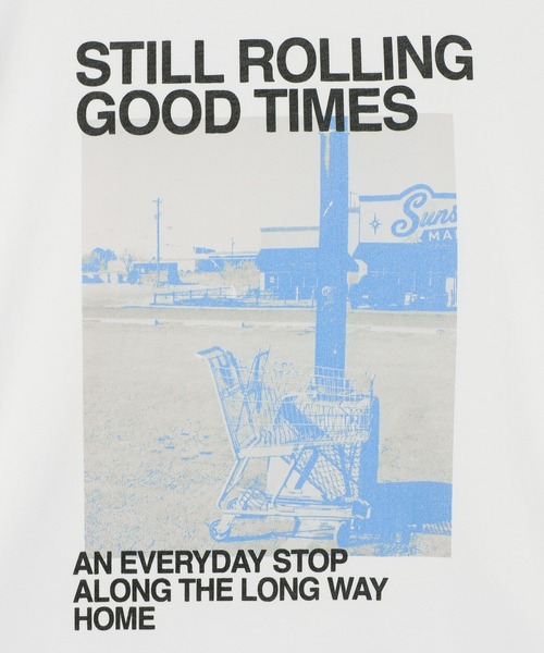 GEORGE'S(ジョージズ)の「PHOTO LOGOプリントシャツ(Tシャツ/カットソー・メンズ・オフホワイト/グレー・MEDIUM/LARGE)」の11枚目の写真