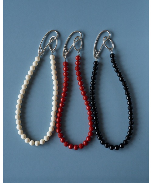 anuke（アンヌーク）の「Mini Ball Necklace（ネックレス・レディース・アイボリー/ブラック/レッド・FREE）」の10枚目の写真
