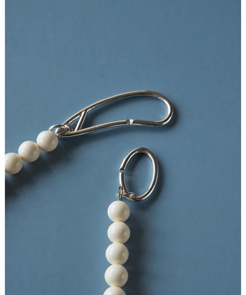 anuke（アンヌーク）の「Mini Ball Necklace（ネックレス・レディース・アイボリー/ブラック/レッド・FREE）」の7枚目の写真