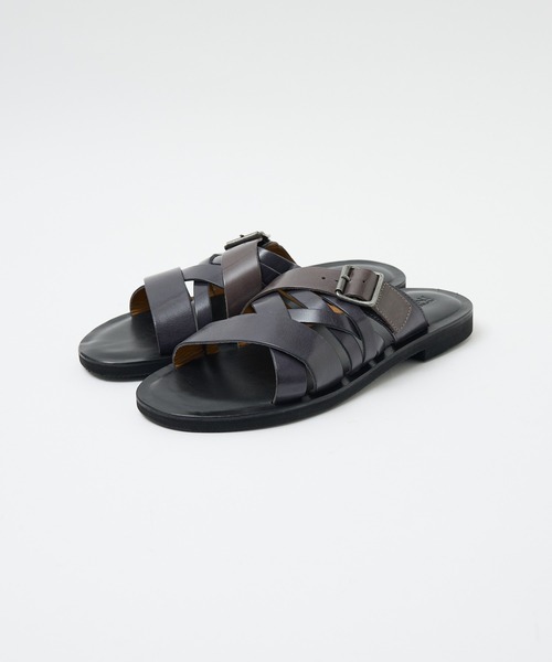 alfredoBANNISTER(アルフレッドバニスター)の「マルチクロスレザーサンダル(サンダル・メンズ・ネイビー/ブラック/その他・40/43/41/42/44/45)」の22枚目の写真