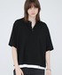 SOCCE（ソーシー）の「ドレープリブヘンリーネックハーフスリーブカットソー（Tシャツ/カットソー・M）」