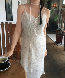 小花柄キャミワンピース