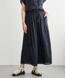 【セットアップ対応】冷感ボイルラップスカーチョ