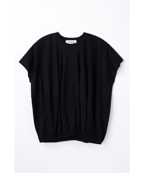ENFOLD(エンフォルド)の「BALL PULLOVER(Tシャツ/カットソー・レディース・ホワイト/ブラック/杢グレー・38)」の2枚目の写真