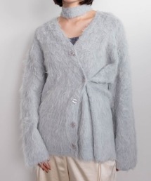【26AW PRE ORDER】Shaggy Knit Deform Cardigan