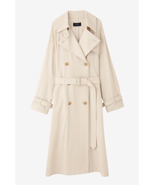 YLEVE（イレーヴ）の「YLEVE / COTTON VOILE GABARDINE NIDOM CO（トレンチコート・レディース・グレー/ベージュ・0/1）」の10枚目の写真
