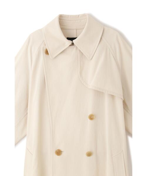 YLEVE（イレーヴ）の「YLEVE / COTTON VOILE GABARDINE NIDOM CO（トレンチコート・レディース・グレー/ベージュ・0/1）」の14枚目の写真