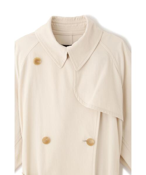 YLEVE（イレーヴ）の「YLEVE / COTTON VOILE GABARDINE NIDOM CO（トレンチコート・レディース・グレー/ベージュ・0/1）」の15枚目の写真