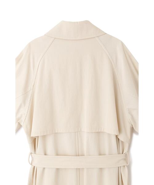 YLEVE（イレーヴ）の「YLEVE / COTTON VOILE GABARDINE NIDOM CO（トレンチコート・レディース・グレー/ベージュ・0/1）」の16枚目の写真