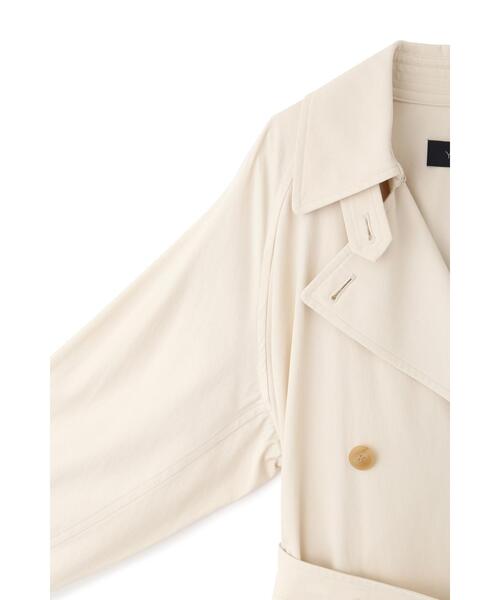 YLEVE（イレーヴ）の「YLEVE / COTTON VOILE GABARDINE NIDOM CO（トレンチコート・レディース・グレー/ベージュ・0/1）」の17枚目の写真