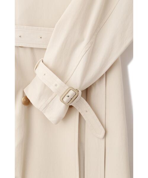 YLEVE（イレーヴ）の「YLEVE / COTTON VOILE GABARDINE NIDOM CO（トレンチコート・レディース・グレー/ベージュ・0/1）」の19枚目の写真