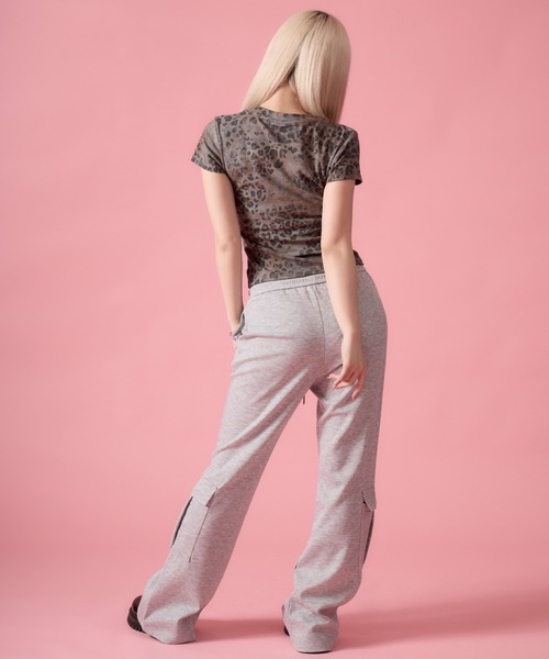 mindseeker girls（マインドシーカーガールズ）の「Rhinestone Leopard Short T-Shirt / ラインストーンレオパードショートTシャツ（Tシャツ/カットソー・レディース・レオパード・FREE）」の18枚目の写真