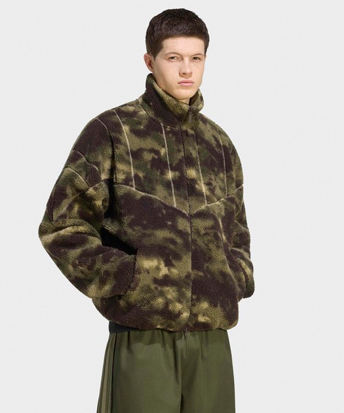 deps 迷彩柄 フィッシングジャケット XL adidas/アディダス CAMO POLARFLEECE TT カモフラージュ ポーラー