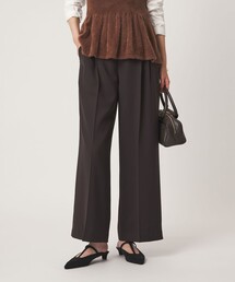 ［size SHORT/TALLあり］Daily Chic 2タック ワイド パンツ