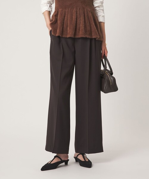 セール】［size SHORT/TALLあり］Daily Chic 2タック ワイド パンツ