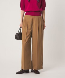 ［size SHORT/TALLあり］Daily Chic 2タック ワイド パンツ