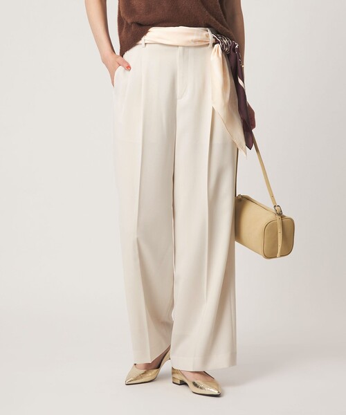 セール】［size SHORT/TALLあり］Daily Chic 2タック ワイド パンツ