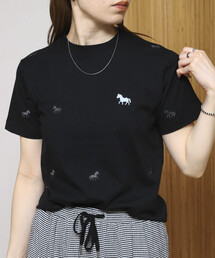 Firsthand/ファーストハンド オーガニックコットン 総柄刺繍 Tシャツ