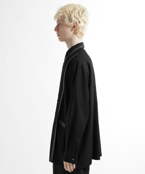 HARE(ハレ)の「【SET UP対応】EXPOSEステッチシャツ(HARE)(シャツ/ブラウス・メンズ・ブラック/グリーン・FREE)」の15枚目の写真