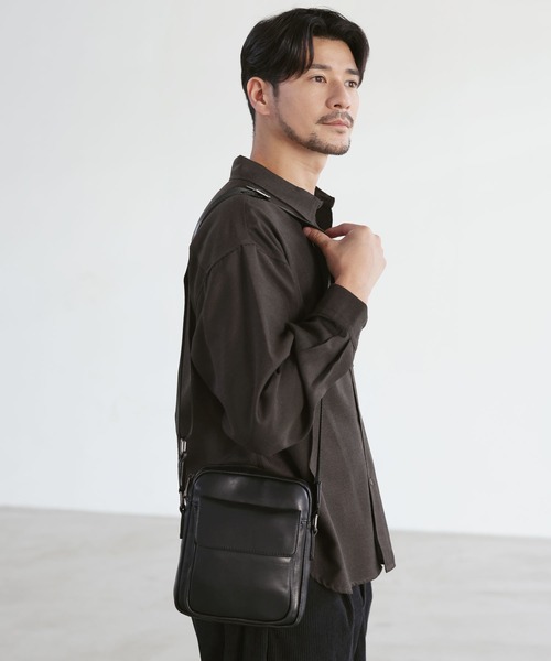 SPU(スプ)の「【防シワ・ウール】Wool Blend Relaxed-Fit Regular Shirt(シャツ/ブラウス・メンズ・ネイビー/ブラウン/チャコール/ブラック/ホワイト・M/S/XL/L)」の22枚目の写真