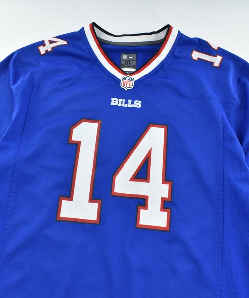 【USED】NIKE “NFL Buffalo Bills #14” ゲームシャツ